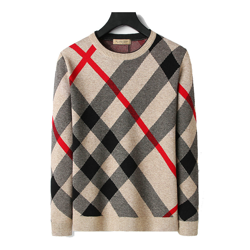burberry pulls et sweat-shirts pour homme diagonal lattice